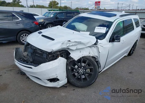 2018 Dodge Durango R/T Rwd z USA, uszkodzony, nr VIN 1C4SDHCT4JC114102